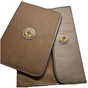 Pierre Balmain Paris Leather Portfolio Bag And Binder RARE Vintage Day Planner??